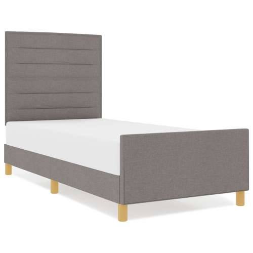 Krevetni okvir Taupe 100x200 cm Tkanina Cijena