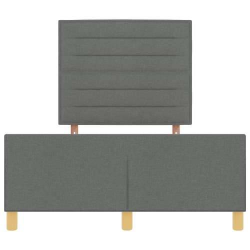 Krevet od tamno sive tkanine 120x200 cm Cijena