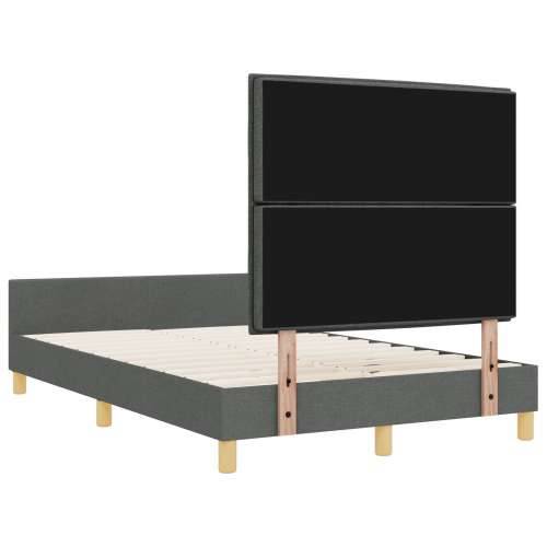 Krevet od tamno sive tkanine 120x200 cm Cijena
