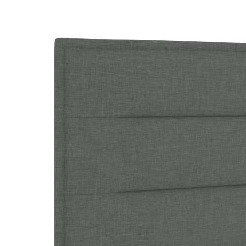 Krevet od tamno sive tkanine 120x200 cm Cijena