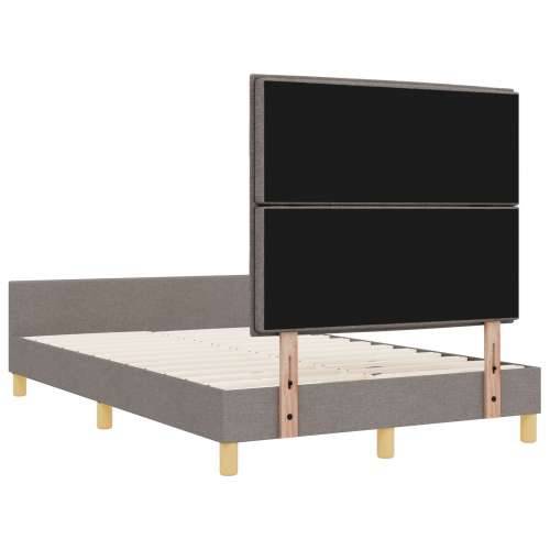 Krevetna konstrukcija taupe 120x200 cm od tkanine Cijena
