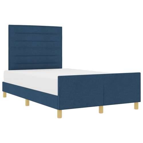 Plavi Tekstilni Okvir Krevete 140x200 cm Cijena