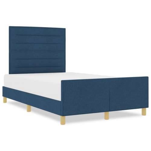 Plavi Tekstilni Okvir Krevete 140x200 cm Cijena