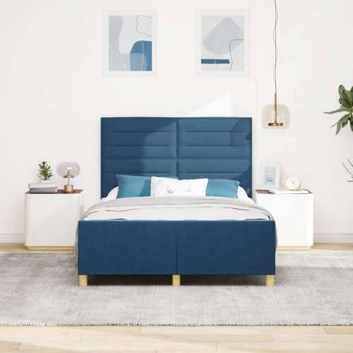 Plavi Tekstilni Okvir Krevete 140x200 cm Cijena
