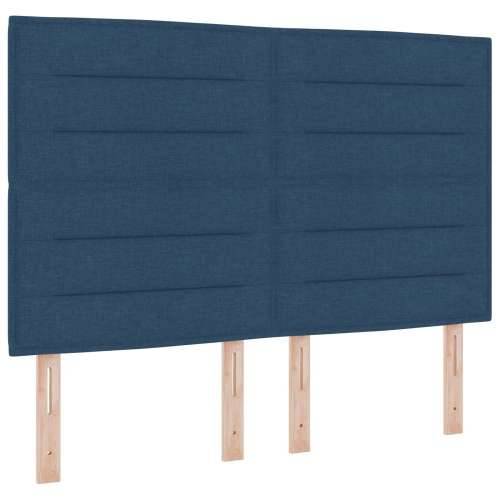 Plavi Tekstilni Okvir Krevete 140x200 cm Cijena