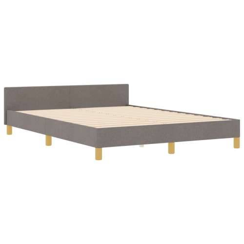Okvir za krevet taupe 160x200 cm tkanina Cijena