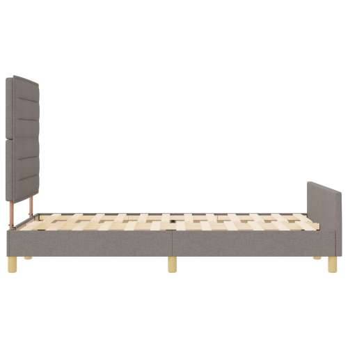 Okvir za krevet taupe 160x200 cm tkanina Cijena