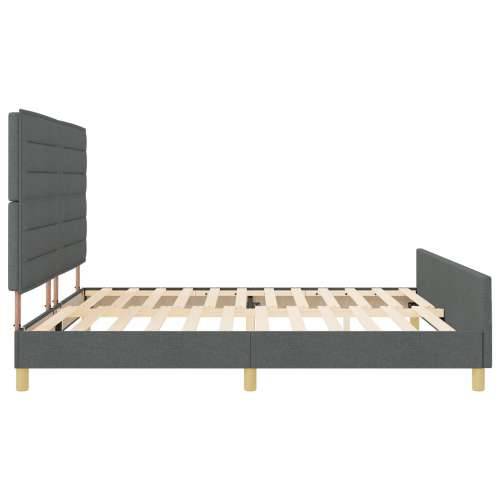 Tamnosivi Tkaninski Krevetni Okvir 200x200 cm Cijena