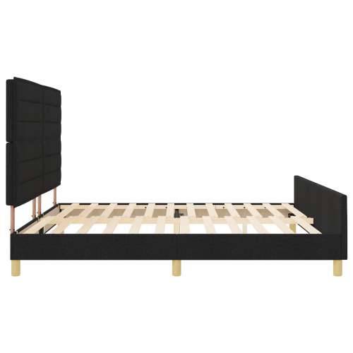 Crni Tkani Krevetni Okvir 200x200 cm Cijena