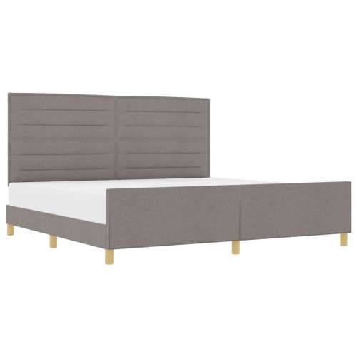 Krevetni Okvir Taupe 200x200 cm Tkanina Cijena