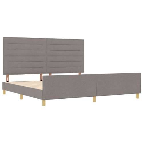 Krevetni Okvir Taupe 200x200 cm Tkanina Cijena