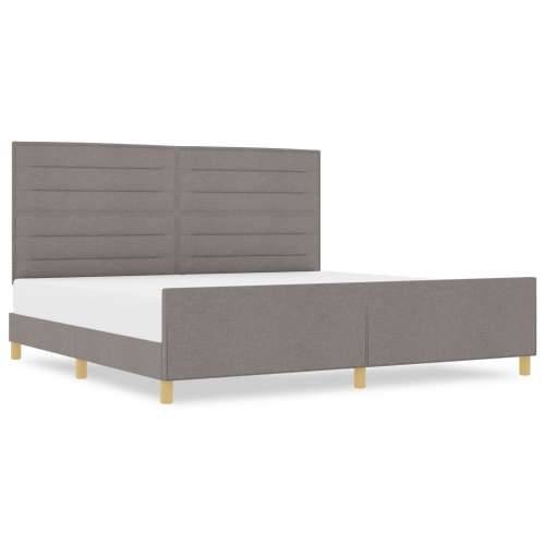 Krevetni Okvir Taupe 200x200 cm Tkanina Cijena
