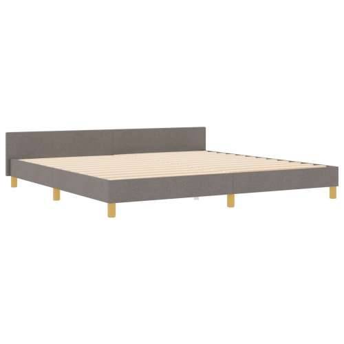 Krevetni Okvir Taupe 200x200 cm Tkanina Cijena
