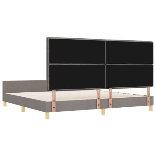 Krevetni Okvir Taupe 200x200 cm Tkanina Cijena