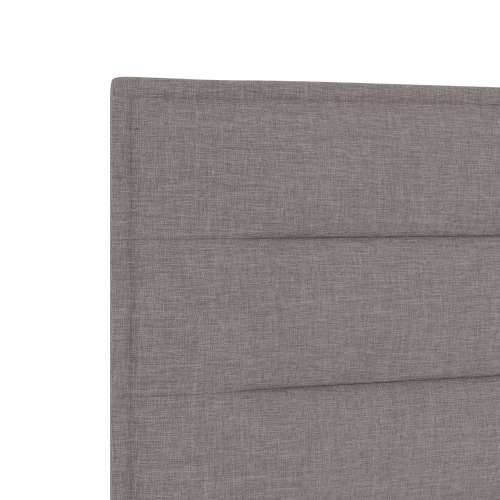 Krevetni Okvir Taupe 200x200 cm Tkanina Cijena