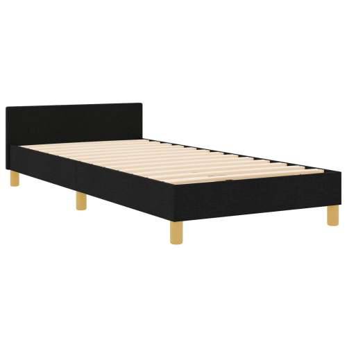 Krevetni okvir Crni 80x200 cm Tkanina Cijena