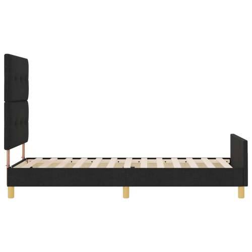 Krevetni okvir Crni 80x200 cm Tkanina Cijena