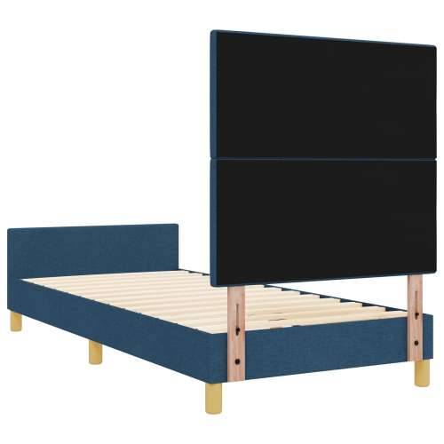 Plavi okvir kreveta od tkanine 90x190 cm Cijena