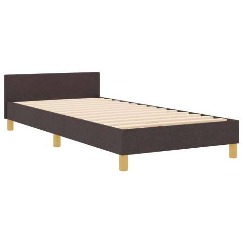 Crevna konstrukcija tamnosmeđa 90x200 cm tkanina Cijena