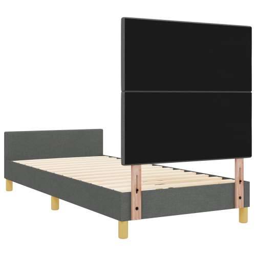Krevet Sivi 100x200 cm Tkanina Cijena