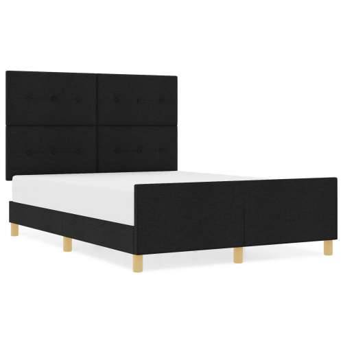 Krevet Crni 140x190 cm Tkanina Cijena