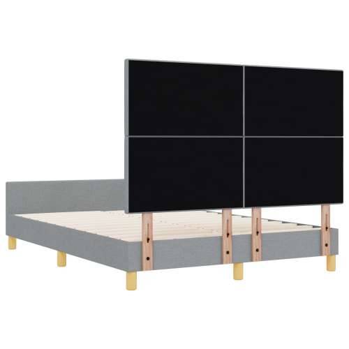 Krevetna Okvir Svjetlosiva 140x200 cm Tkanina Cijena
