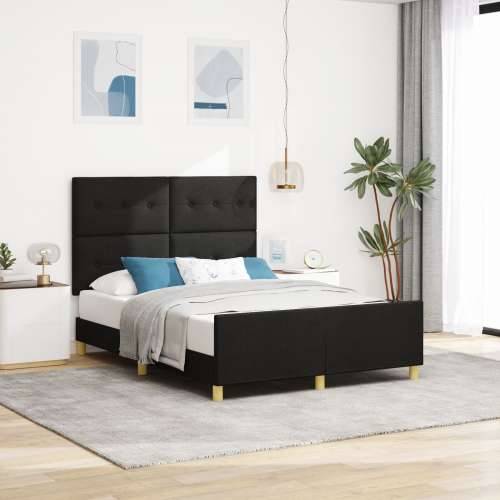 Krevetna Okvir Crna 140x200 cm Tkanina Cijena