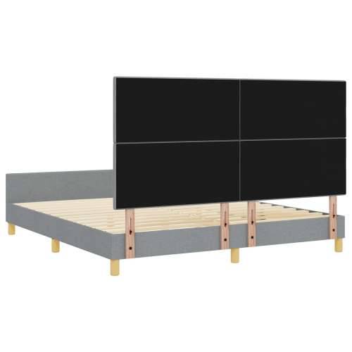 Krevet na okviru Svjetlosiva 180x200 cm Tkanina Cijena
