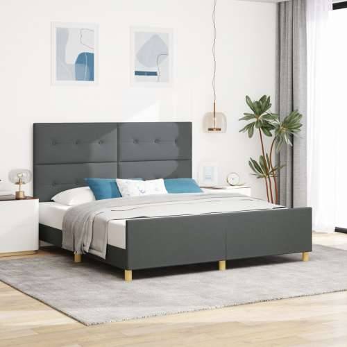 Krevet Siva 180x200 cm Tkanina Cijena