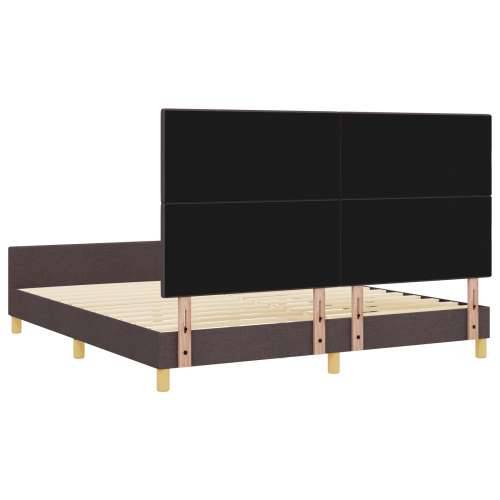 Krevet Tama Smeđa 180x200 cm Tkanina Cijena