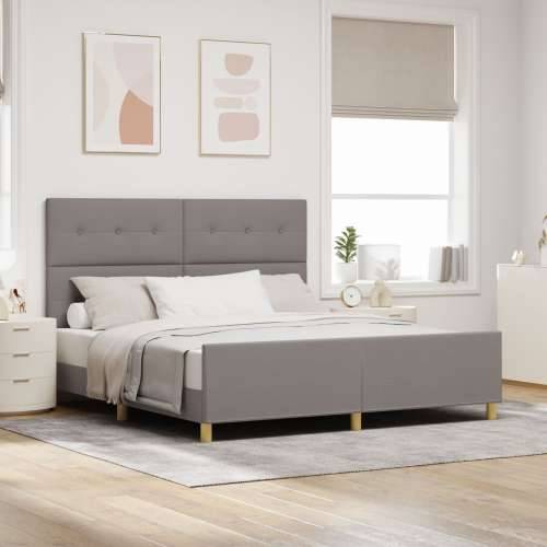 Krevetna Okvir Taupe 180x200 cm Tkanina Cijena