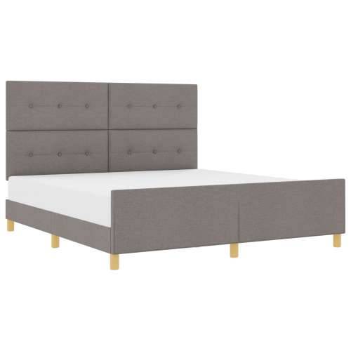 Krevetna Okvir Taupe 180x200 cm Tkanina Cijena