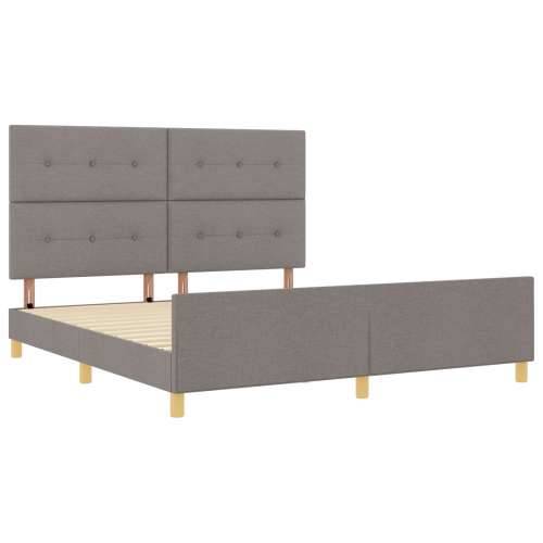 Krevetna Okvir Taupe 180x200 cm Tkanina Cijena