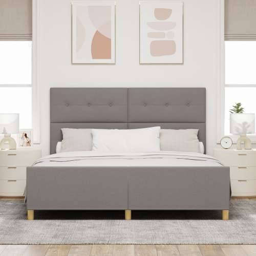 Krevetna Okvir Taupe 180x200 cm Tkanina Cijena