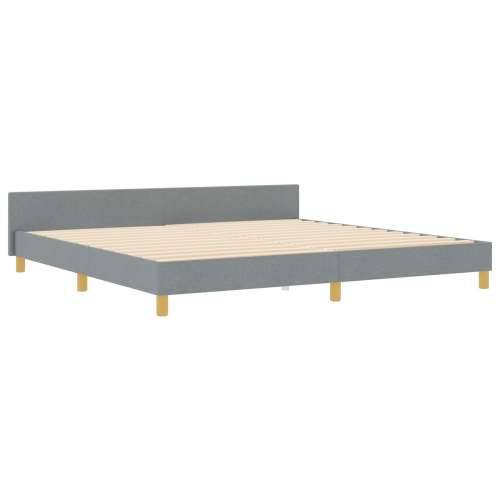 Krevetni okvir Svjetlosiva 200x200 cm Tkanina Cijena