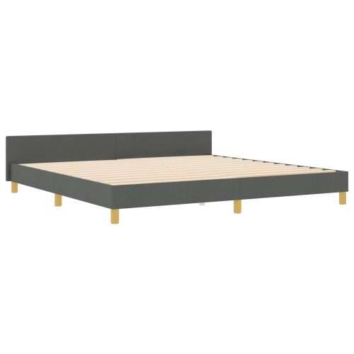 Krevet Tamnosivi 200x200 cm Tkanina Cijena