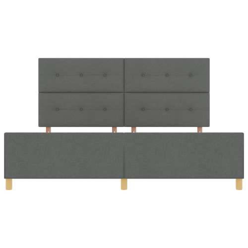 Krevet Tamnosivi 200x200 cm Tkanina Cijena