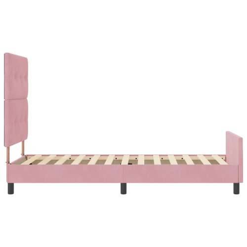 Roza Baršunasti Krevet Okvir 80x200 cm Cijena