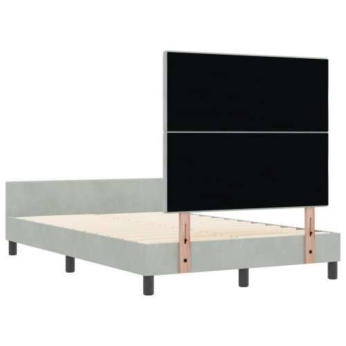 Tamnosivi Baršunasti Krevet Okvir 120x200 cm Cijena