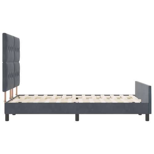 Krevet Okvir Tamno Siva 160x200 cm Baršun Cijena