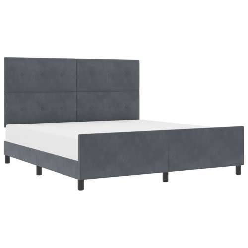 Krevet Okvir Tamnosiva 180x200 cm Baršun Cijena