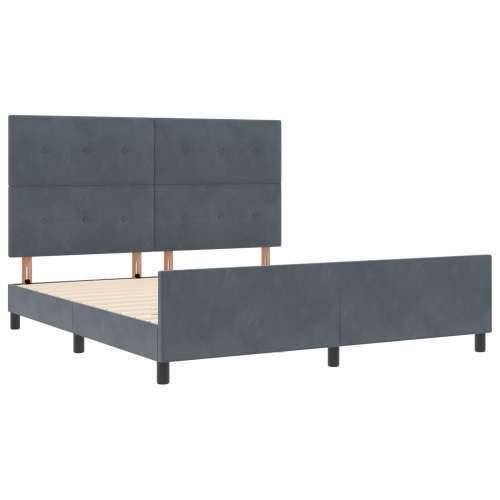 Krevet Okvir Tamnosiva 180x200 cm Baršun Cijena