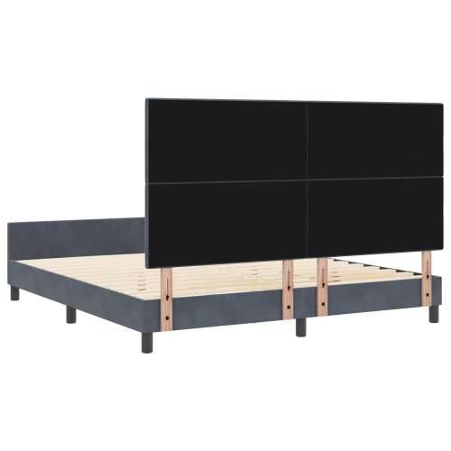 Krevet Okvir Tamnosiva 180x200 cm Baršun Cijena