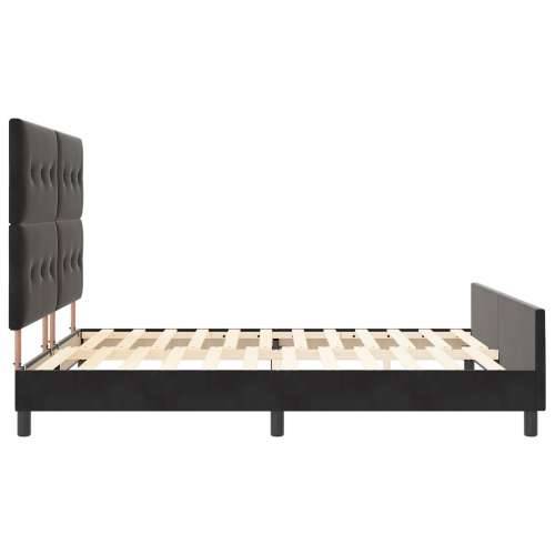 Crni Baršunasti Krevet 180x200 cm Cijena