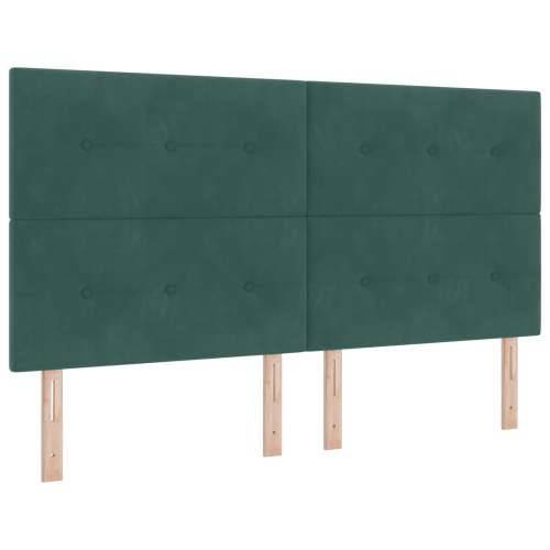 Krevet Tamno Zelena 180x200 cm Baršun Cijena