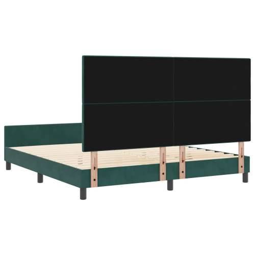 Krevet Tamno Zelena 180x200 cm Baršun Cijena