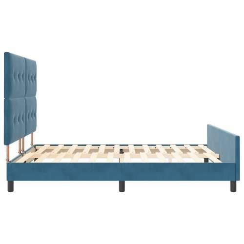 Okvir kreveta tamnoplavi 180x200 cm baršun Cijena