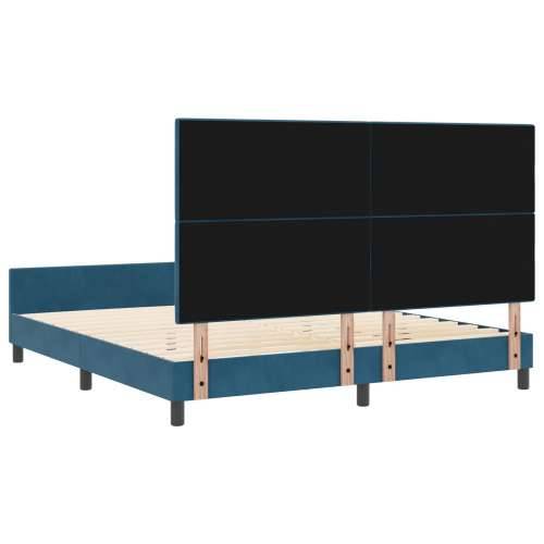 Okvir kreveta tamnoplavi 180x200 cm baršun Cijena
