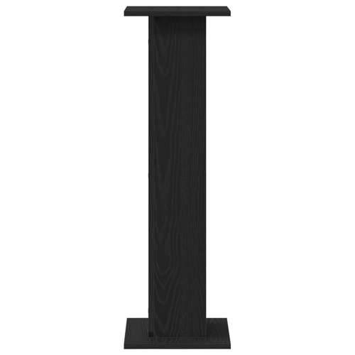Stalak za biljke 2 kom Crni hrast 30x30x95 cm Konstruirano drvo Cijena