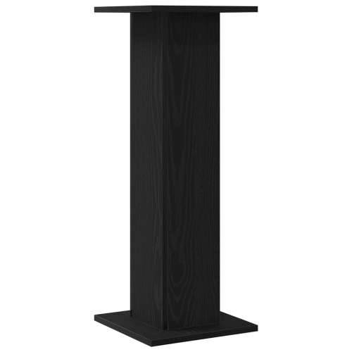 Stalak za biljke 2 kom Crni hrast 30x30x80 cm Konstruirano drvo Cijena